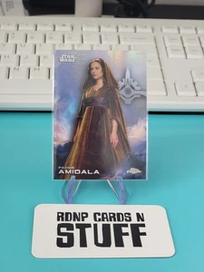 2025 Topps Chrome Star Wars Padme Amidala #141 Prism Refractor SP A26 - Picture 1 of 2
