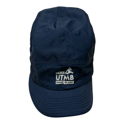 Gorra Hoka UTMB Mont Blanc Original Buff Azul Marino Panel Pequeño/Mediano GO Foto 1 de 4