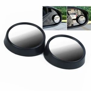 Car Side Rear View Mirror° Rotation Adjustable Wide Angle Convex Blind Spot - Picture 1 of 12