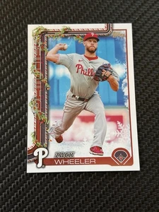 ⚾️⛄️ 2025 Zack Wheeler #H179 Topps Holiday Cookie Back Variation SP Phillies - Bild 1 von 2