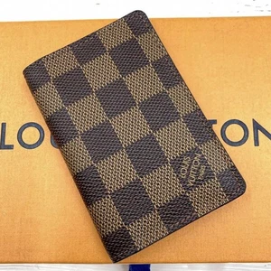 Louis Vuitton Damier Organizer de Poche Card Case Holder N61721 Auth MI1025 - Picture 1 of 24