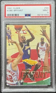 Kobe Bryant 1997 Fleer (2nd Year) Los Angeles Lakers HoF NBA #50 PSA 9 - Picture 1 of 2