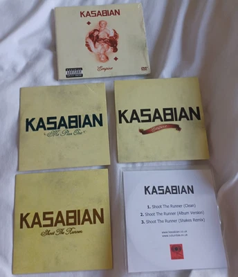 Kasabian Shoot The Runner Shakes Remix PROMO CD Empire DVD Me Plus One rare lot - Image 1 of 4