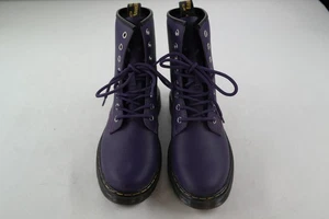 Botas de Cuero Doc Martens Zavala Talla 9 Púrpura Uso Ligero Envío Gratis - Imagen 1 de 6