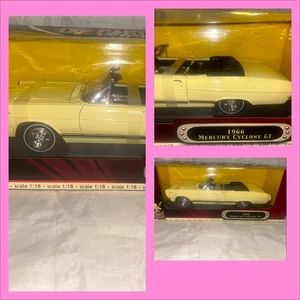 Road Signature - 1966 Yellow Mercury Cyclone GT - 1:18 Diecast - Sealed-New HTF - Picture 1 of 22