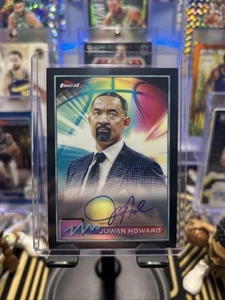 2021 Topps Finest Juwan Howard Black /15 On Card Autograph 🔥 - Picture 1 of 3