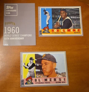 2015 Topps Cardboard Icon 1960 Pittsburgh Pirates Set /199 5 x 7 Clemente MAZ - Bild 1 von 7