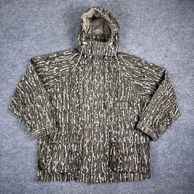 VTG Gamehide Hunting Jacket Mens XL Brown Camo Turkey Duck Shell Loops WP-3 READ - Image 1 of 4