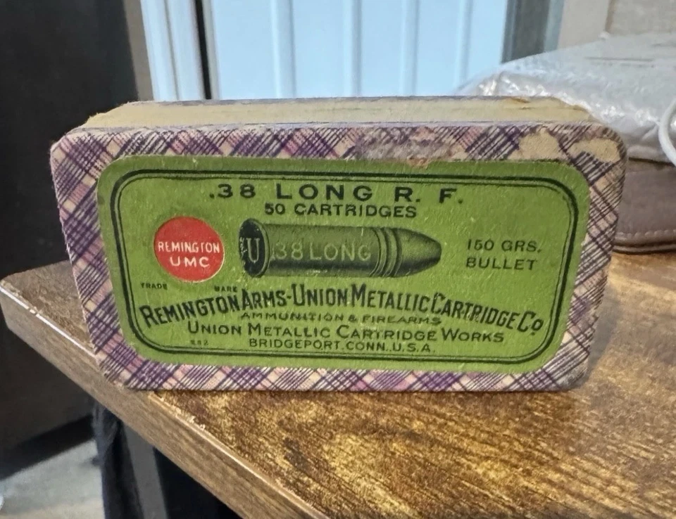 Caja vacía vintage - munición larga Colt UMC .38 sin humo Foto 1 de 1