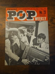 Pop Weekly Magazine Beatles 1964 No.23 - Picture 1 of 2