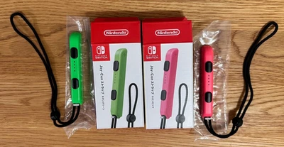 Official Nintendo Switch Japan Neon Green & Pink Joy-Con straps in box great con - Image 1 of 4