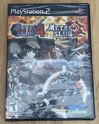 Metal Slug 4 & Metal Slug 5 Sony PlayStation 2 PS2 2005 New! Sealed! Unopened! - Image 1 of 4