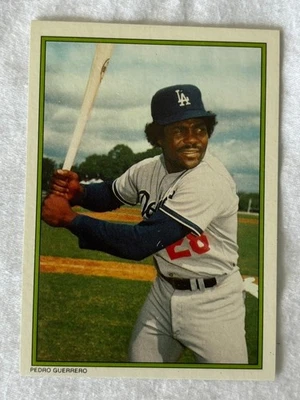 Pedro Guerrero 1986 Topps All-Star Set #25 Los Angeles Dodgers - Image 1 of 2