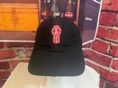 Бейсболка Kenworth Truck черная хлопковая с вышитым логотипом лицензированная - Изображение 1 из 4