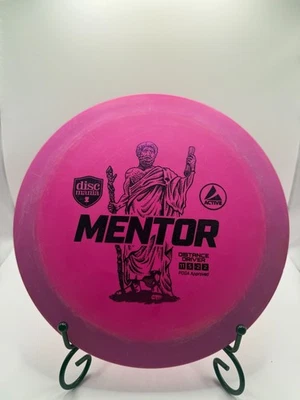 Discmania Mentor Distance Driver Active Line Pink Black Stamp 11/5/-2/2 Used - Image 1 of 2