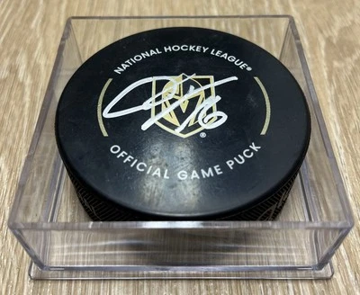 PAVEL DOROFEYEV signed Vegas Golden Knights Official Game Puck NHL autograph VGK - Image 1 of 2