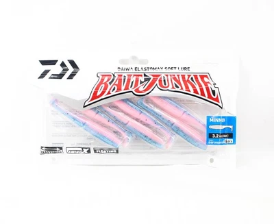 Daiwa Soft K�der Bait Junkie Minnow 3.2 Zoll 6 per pack BP Iwashi Glo (3115) - Bild 1 von 4