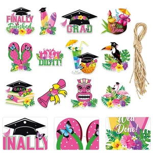 Party Decoration Hang Tags Student Hawaii Decorations Graduation Diy Hanging - Picture 1 of 12