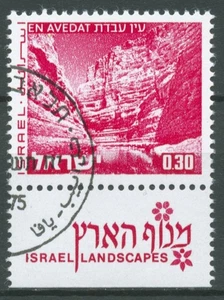 Israel 1971 Landschaften Zin-Tal 529 y mit Tab gestempelt - Bild 1 von 1