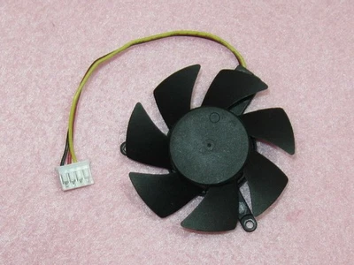 Cooler Fan For ATI NVIDIA FY04510H12LFC 45mm 4 Pin 3 Wire Graphics Card - Image 1 of 2