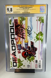 Deadpool Badder Blood #1 firmado y boceto por Rob Liefeld & Skottie Young CGC 9,8 - Imagen 1 de 6