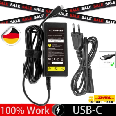 45W USB-C Laptop Ladegerät Netzkabel für Acer Chromebook HP Dell Lenovo Google - Bild 1 von 4