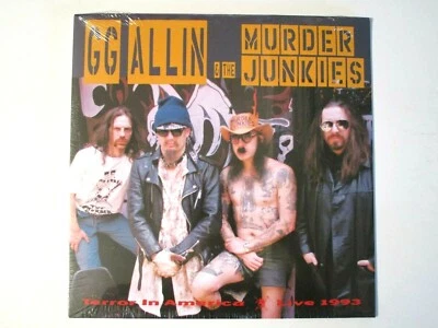 GG ALLIN & THE MURDER JUNKIES TERROR IN AMERICA LP NEW LIVE 1993 VINYL SCUMPUNK Foto 1 de 2