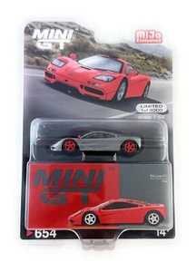 Raw Chase!  McLaren F1 Red 1:64 Diecast  Model Car by Mini GT MGT00654 - Picture 1 of 6