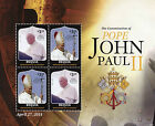 Bequia Gren St Vincent Stamps 2014 Mnh Canonization Pope John Paul Ii 4V M/S
