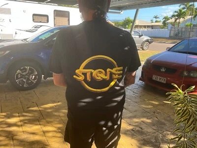2 for 1 shirts VALUE PAC-STONE AUSSIE CULT movie gear t shirt Aussie sizes - image 1 of 4