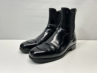 Botas Chelsea Tod’s de cuero negras suela de cuero para mujer 37,5 RARAS de colección Foto 1 de 4