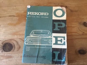 Opel Rekord Betriebsanleitung 1967 - Bild 1 von 3