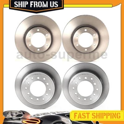 For Toyota 4Runner 2003-2009 Lexus GX470 2003-2009 Front Rear Brake Rotor 4PCS - Image 1 of 4
