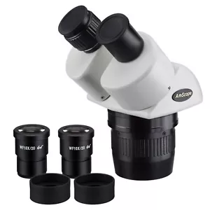 AmScope SW24B 20x-40x Testa microscopio stereo binoculare super widefield 20x-40x - Foto 1 di 5