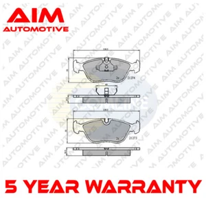 Brake Pads Set Front AIM Fits Volvo V70 C70 850 S70 2.0 2.3 2.4 2.5 TDi - Picture 1 of 2
