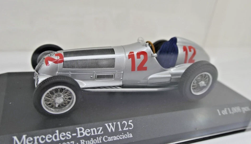 Minichamps 1:43- Mercedes-Benz W125 #12 "German GP 1937 R. Caracciola" 400370012 - Bild 1 von 1