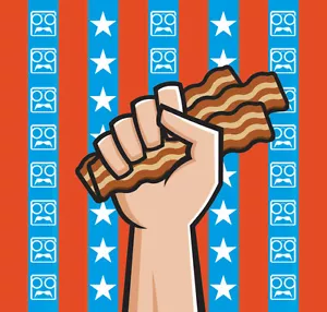 InBaconWeTrust.com - Great for Bacon Themed Food Truck, Restaurant, Event, etc. - Picture 1 of 1