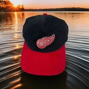 Detroit Red Wings Black Red Corduroy American Needle Snapback - Picture 1 of 6