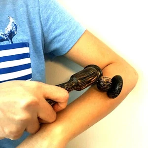 Reflexology Roller Wooden Stick Tool Massage Traditional Head Arm Foot Neck Body - Picture 1 of 12