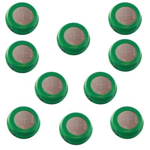 10x 1.2V NiMH 80mAh Flat Top Batteries for airsoft UPS and Smart grid - Picture 1 of 9