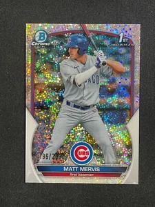 Matt Mervis - 2023 Bowman #BCP-74 1st Chrome Prospect SPECKLE Refractor SP /299 - Picture 1 of 2