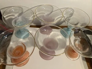 Set Of 6 Vintage blendo Margarita Glasses MCM - Picture 1 of 8