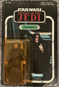 Star Wars Kenner Vintage The Emperor 1983 77A Back ROTJ French CANADA Unpunched - Bild 1 von 7