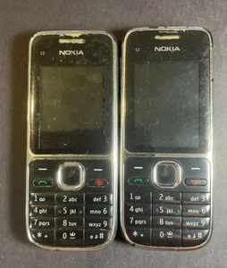 2 x Original Unlocked Nokia C2-01 1020mAh 3.15MP 3G Unlocked English Keyboard - Picture 1 of 6