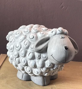 Latex Mould To Make This Happy Sheep Ornament perfect for plaster or concrete - Picture 1 of 3