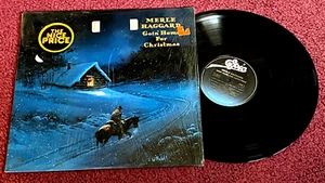 MERLE HAGGARD~GOIN' HOME FOR CHRISTMAS LP Shrink Wrap FREE SHIPPING - Picture 1 of 1