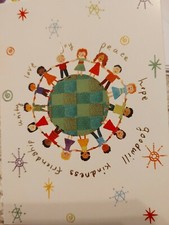 Betsey Cavallo Graphique 6 Mini Christmas Cards/Envelopes 2017 Unused