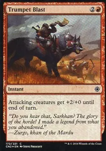 FOIL Trumpet Blast Conspiracy Take The Crown MAgic The Gathering MTG Red Card - Picture 1 of 1