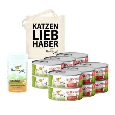 I Love my Cat Futterset für Katzen mit Durchfall - 12 dosen getreidefreies Nassf - Bild 1 von 4