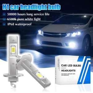 2Pcs H1 Replacement LED Headlight Bulbs 6500K Beam Fog Lights 55W Super White - Imagen 1 de 18